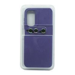 Capa de Silicone com Conjunto de Vidro de Câmera Separado para Samsung Galaxy 14 Azul Capa de Silicone com Conjunto de Vidro de Câmera Separado para Samsung Galaxy 14 Azul
